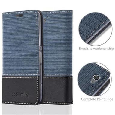 Sony Xperia Z2 COMPACT lommebokdeksel etui (blå)