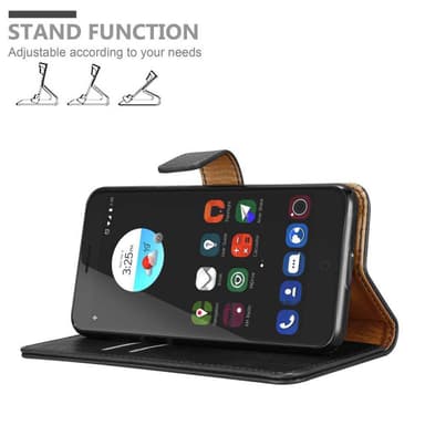 ZTE Blade V7 lommebokdeksel etui (svart)
