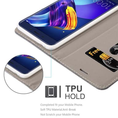 Honor 6C PRO lommebokdeksel etui (grå)