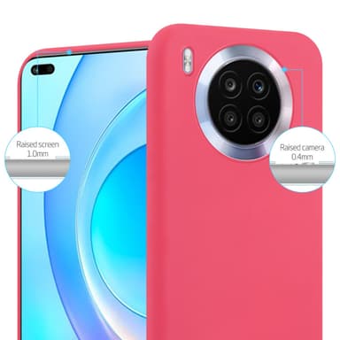 Deksel Honor 50 LITE Silikon cover (rød)