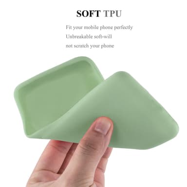 Deksel iPhone 13 MINI Silikon cover (grønn)