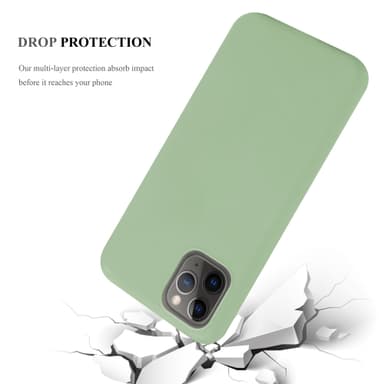Deksel iPhone 13 MINI Silikon cover (grønn)