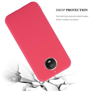 Deksel Motorola MOTO G5S Silikon cover (rød)