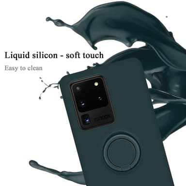 Deksel Samsung Galaxy S20 ULTRA Ring Case (grønn)