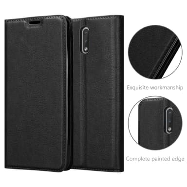 Nokia 2.3 lommebokdeksel case (svart)