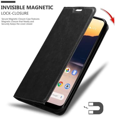 Nokia 2.3 lommebokdeksel case (svart)