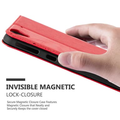 HTC Desire 530 / 630 lommebokdeksel case (rød)