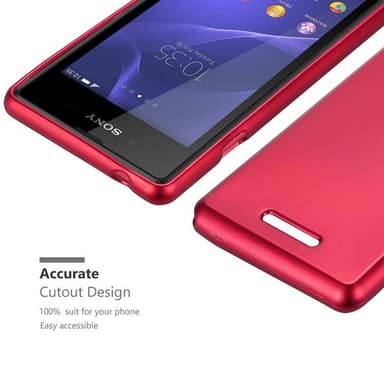 Deksel Sony Xperia E3 Case Cover (rød)