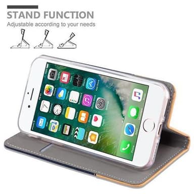 iPhone 7 / 7S / 8 / SE 2020 lommebokdeksel etui (blå)