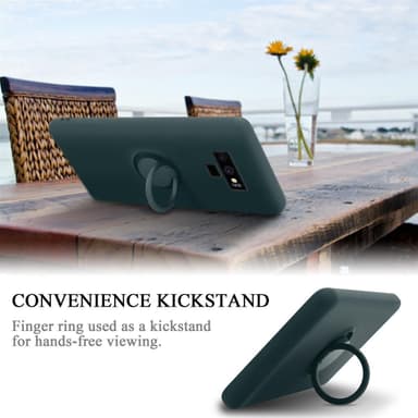 Deksel Samsung Galaxy NOTE 9 Ring Case (grønn)