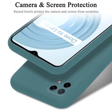 Realme C21 silikondeksel case (grønn)