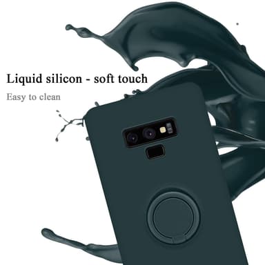 Deksel Samsung Galaxy NOTE 9 Ring Case (grønn)