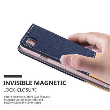 iPhone 7 / 7S / 8 / SE 2020 lommebokdeksel etui (blå)
