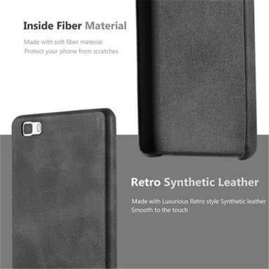 Huawei P8 LITE 2015 Hardt Deksel Cover (svart)