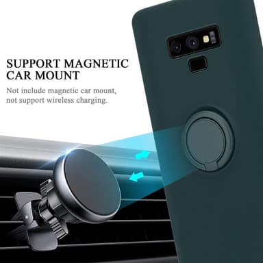 Deksel Samsung Galaxy NOTE 9 Ring Case (grønn)