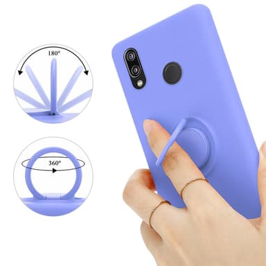 Deksel Huawei P20 LITE 2018 / NOVA 3E Ring Case (lilla)