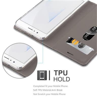 Honor 8 / 8 PREMIUM lommebokdeksel etui (grå)