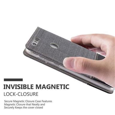 Honor 8 / 8 PREMIUM lommebokdeksel etui (grå)