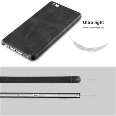 Huawei P8 LITE 2015 Hardt Deksel Cover (svart)