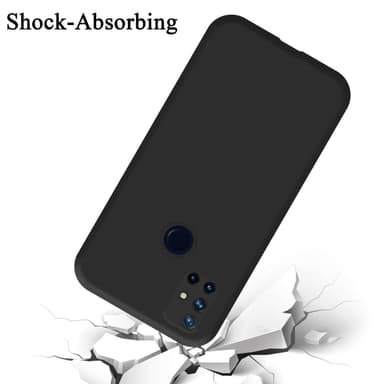 OnePlus Nord N10 5G silikondeksel case (Svart)
