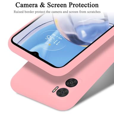 Motorola MOTO E22 / E22i silikondeksel case (rosa)