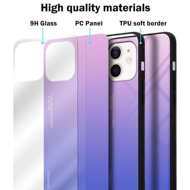 Deksel iPhone 12 MINI Case Cover (svart)