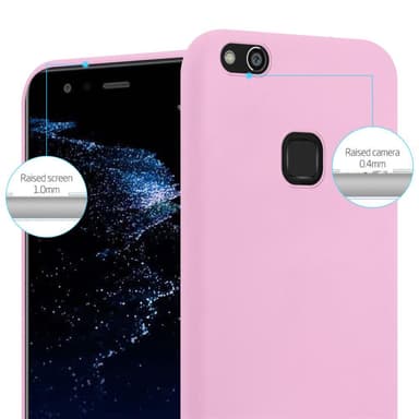 Deksel Huawei P10 LITE Silikon cover (rosa)