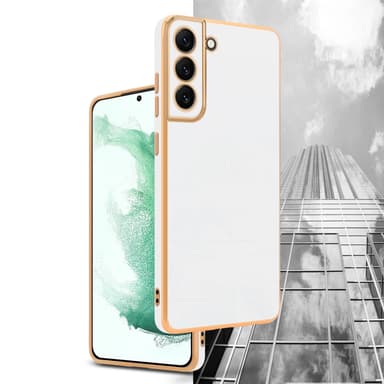 Samsung Galaxy S21 5G silikondeksel case (hvit)