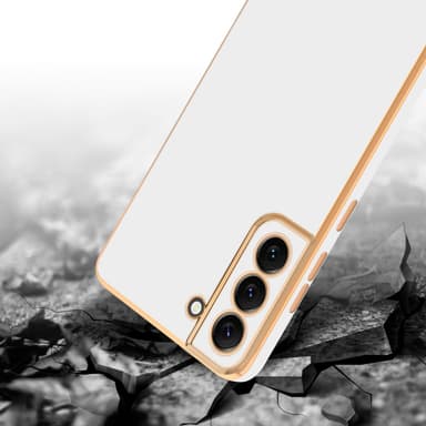 Samsung Galaxy S21 5G silikondeksel case (hvit)