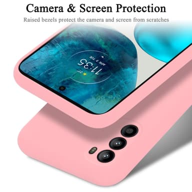 Motorola MOTO G52 4G / G82 5G silikondeksel case (rosa)