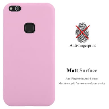 Deksel Huawei P10 LITE Silikon cover (rosa)