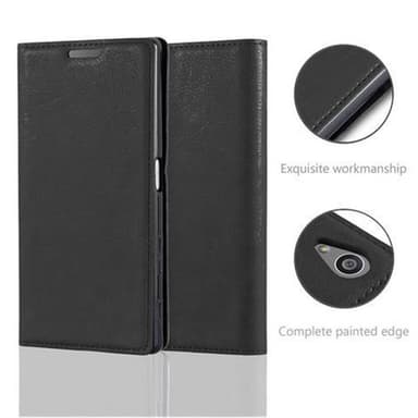 Sony Xperia Z5 lommebokdeksel case (svart)