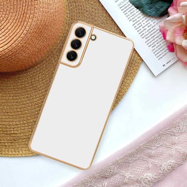 Samsung Galaxy S21 5G silikondeksel case (hvit)