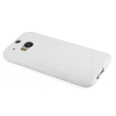 HTC ONE M8 silikondeksel case (hvit)
