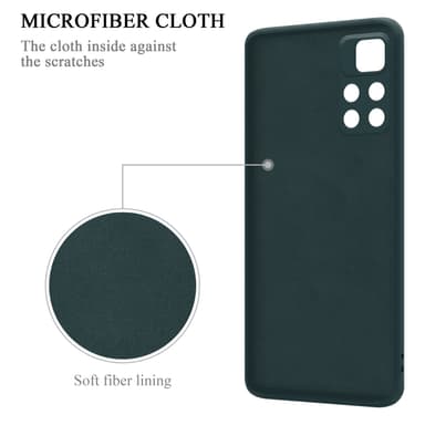 Deksel Xiaomi POCO M4 PRO 5G Ring Case (grønn)