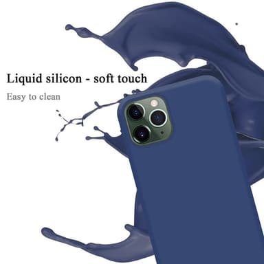 iPhone 11 PRO MAX silikondeksel case (blå)
