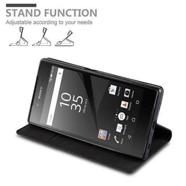Sony Xperia Z5 lommebokdeksel case (svart)