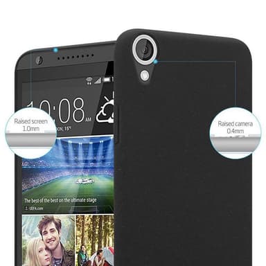 HTC Desire 820 Hardt Deksel Cover (svart)