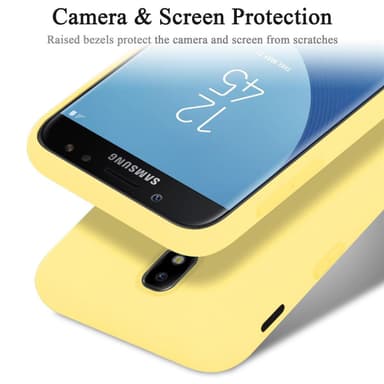 Samsung Galaxy J5 2017 silikondeksel case (gul)