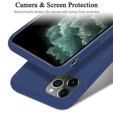 iPhone 11 PRO MAX silikondeksel case (blå)