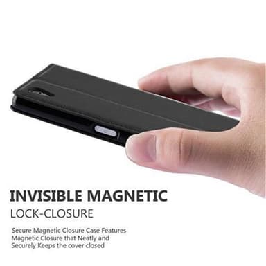 Sony Xperia Z5 lommebokdeksel case (svart)