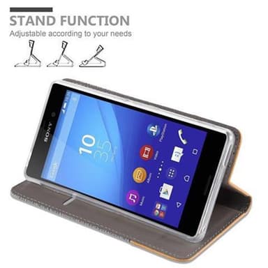 Sony Xperia M4 AQUA lommebokdeksel etui (grå)
