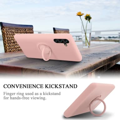 Deksel Samsung Galaxy A13 5G Ring Case (rosa)