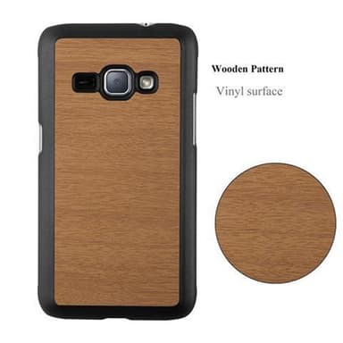 Samsung Galaxy J1 2016 Hardt Deksel Case (brun)