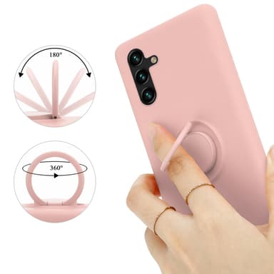 Deksel Samsung Galaxy A13 5G Ring Case (rosa)