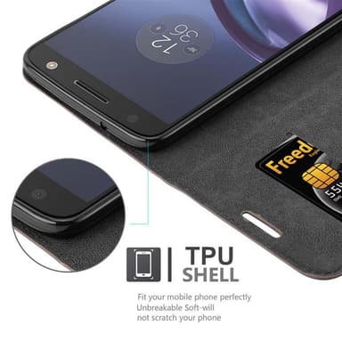 Motorola MOTO Z lommebokdeksel case (brun)