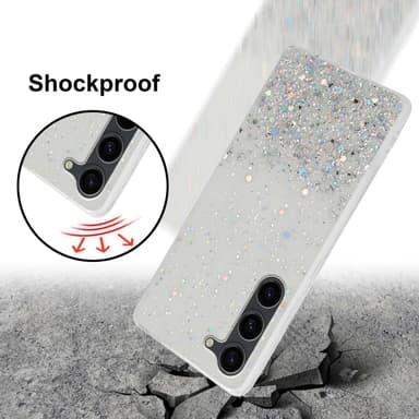 Samsung Galaxy S23 Silikondeksel Glitter