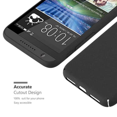 HTC Desire 820 Hardt Deksel Cover (svart)