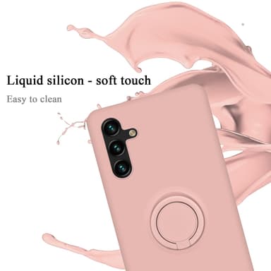 Deksel Samsung Galaxy A13 5G Ring Case (rosa)
