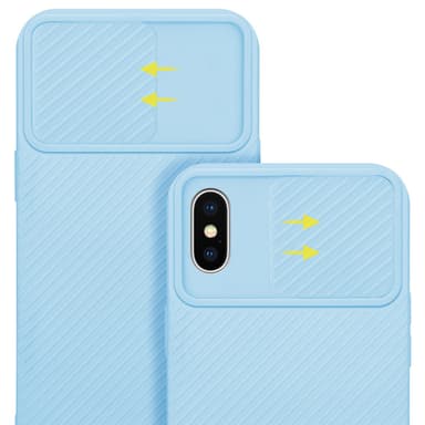 Deksel iPhone X / XS cover (blå)